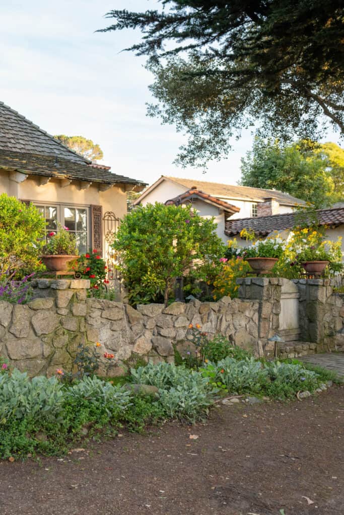 Charming village of homes in Carmel by the Sea California 