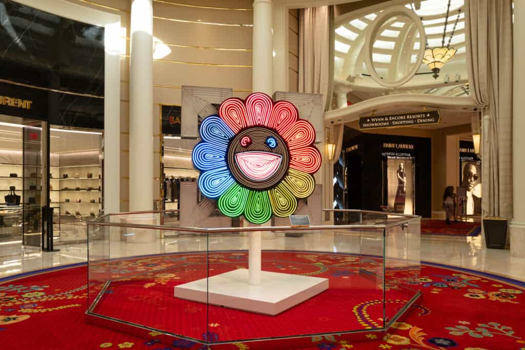 Indoor shopping at The Wynn in Las Vegas