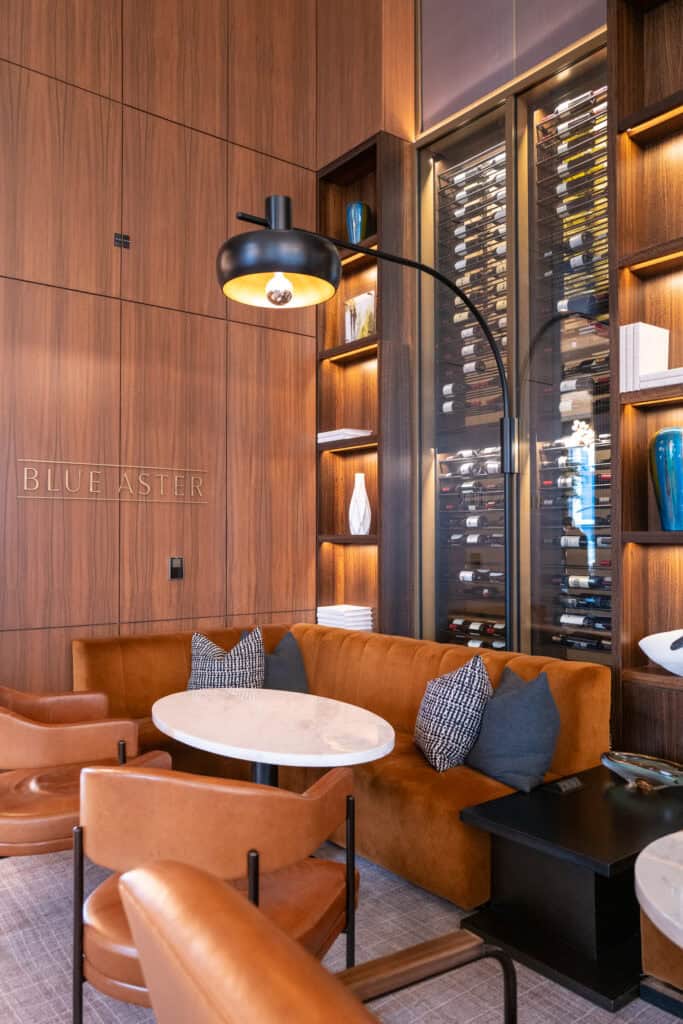 Blue Aster restaurant inside the Conrad Nashville hotel