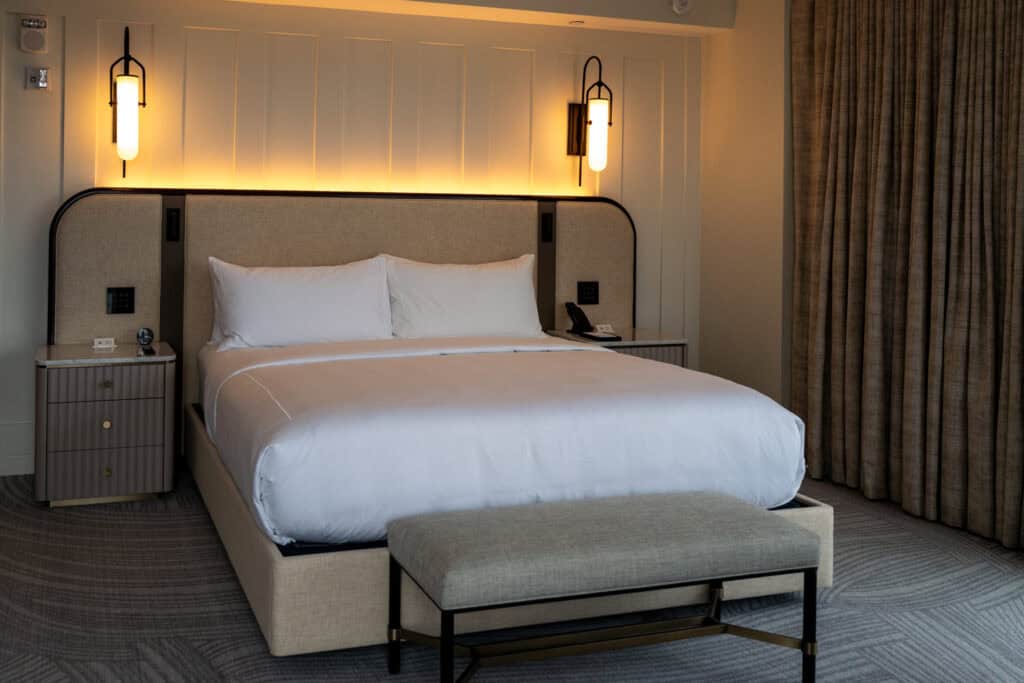 Conrad Nashville king bed