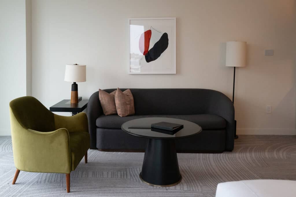 Conrad hotel in Nashville suite