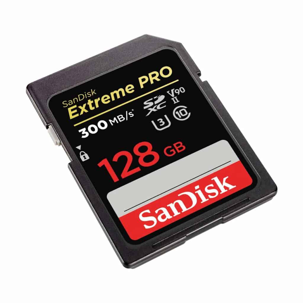 SanDisk Extreme PRO 128GB memory card