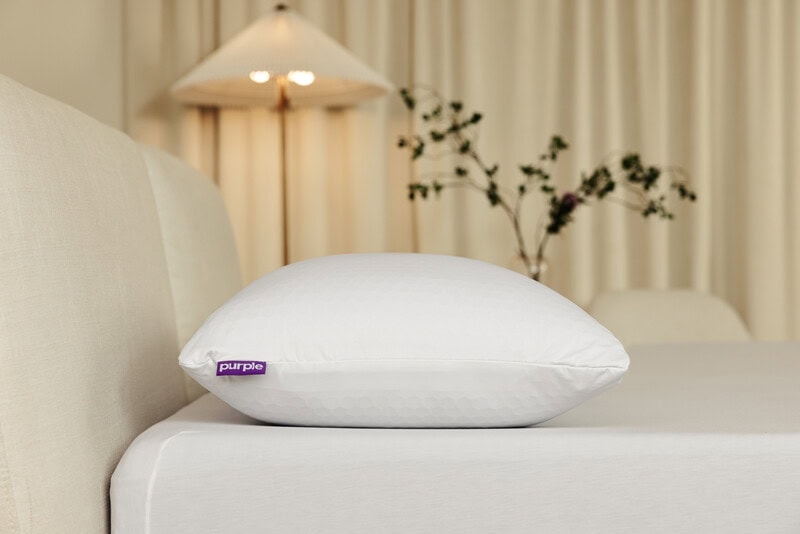 Purple brand pillow