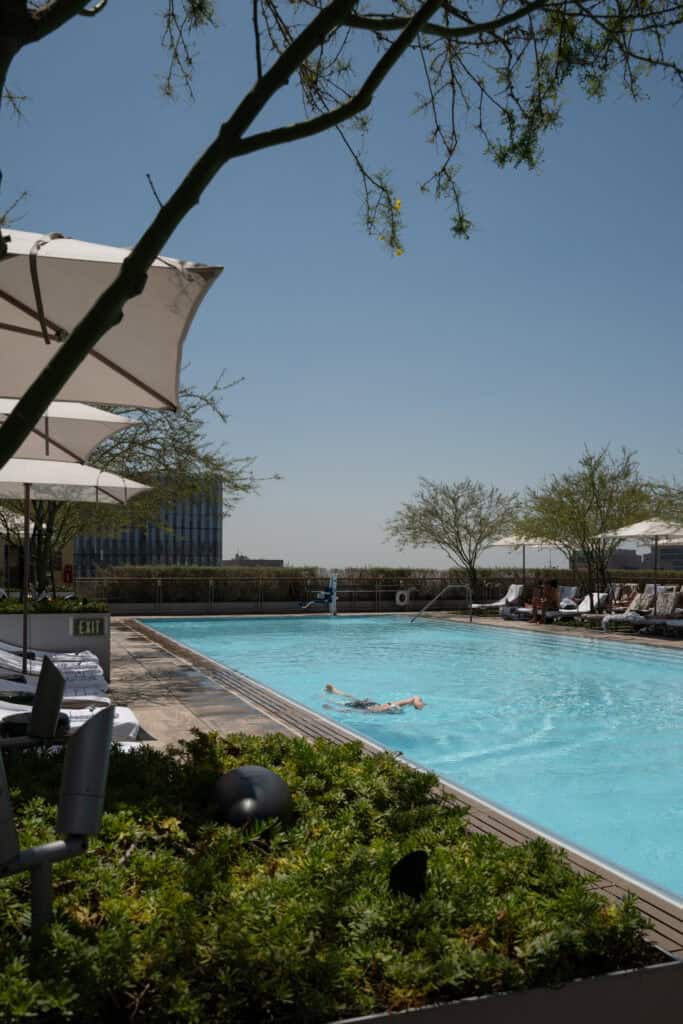 Conrad Los Angeles swimming pool
