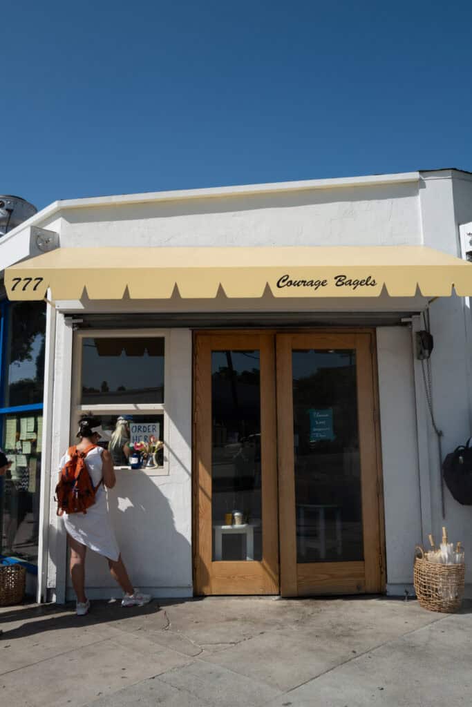 Courage Bagels in LA