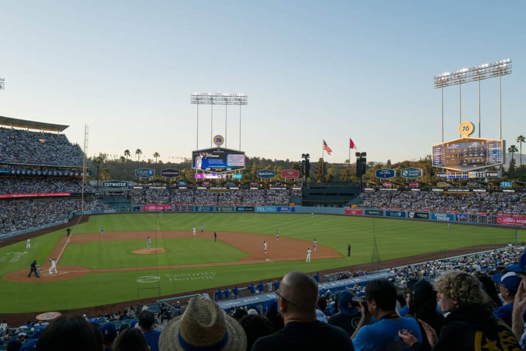 Dodgers Stadium in LA