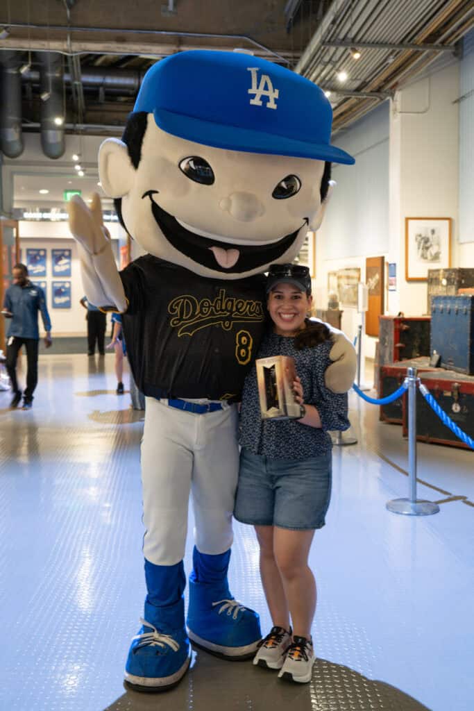 LA Dodgers mascott