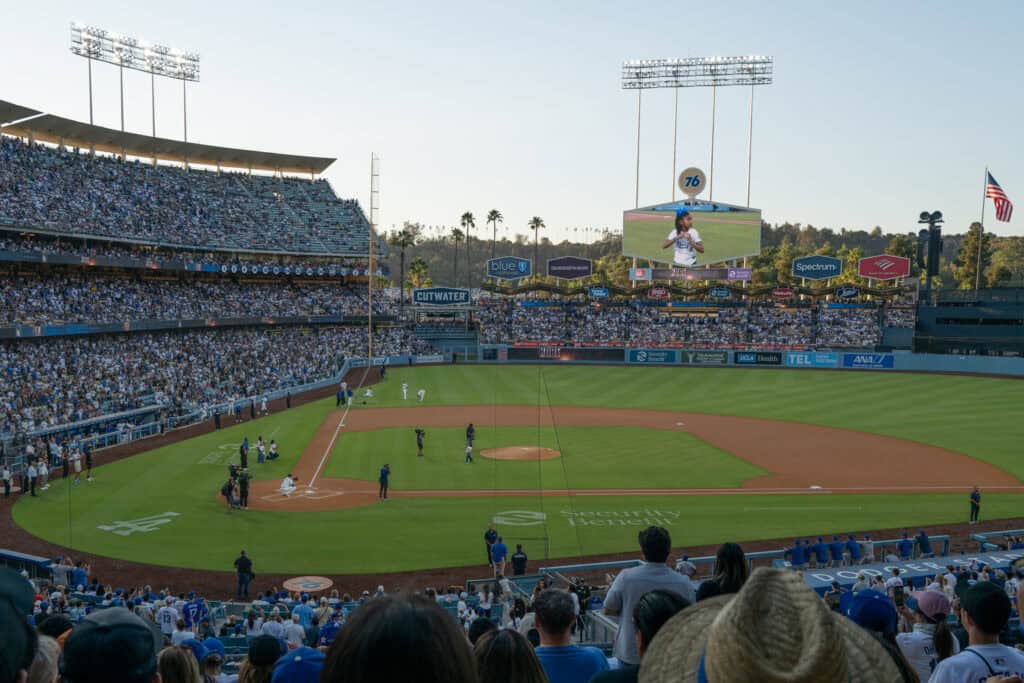 Kobe Bryant bobblehead night at Dodgers Stadium